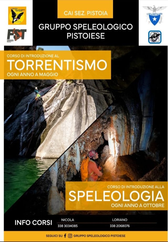 Corsi di introduzione al Torrentismo e alla Speleologia