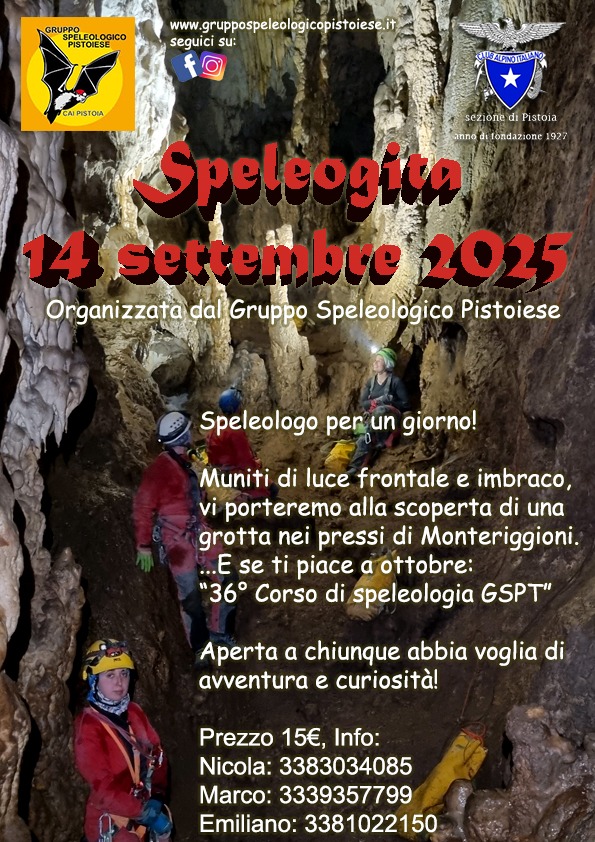 Speleogita – Domenica 14 Settembre 2025