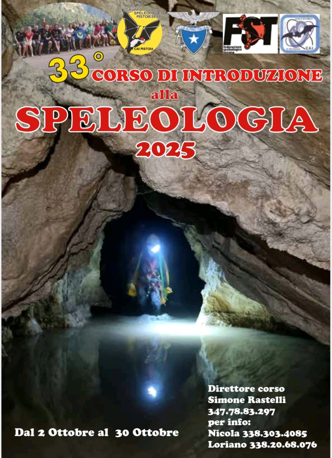 33° Corso di introduzione alla Speleologia